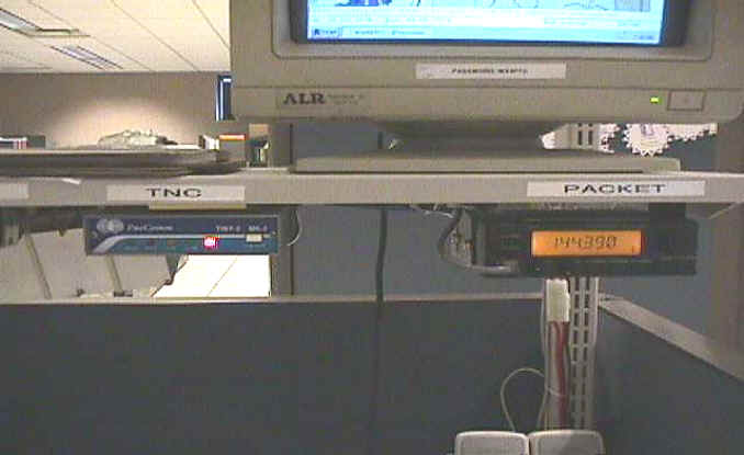 Packet/APRS station with PacComm TNC and Icom IC2000H